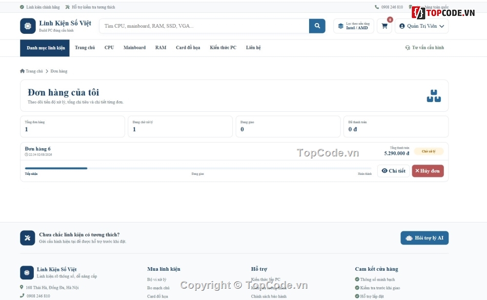 website in áo,Đồ án,website bán máy tính